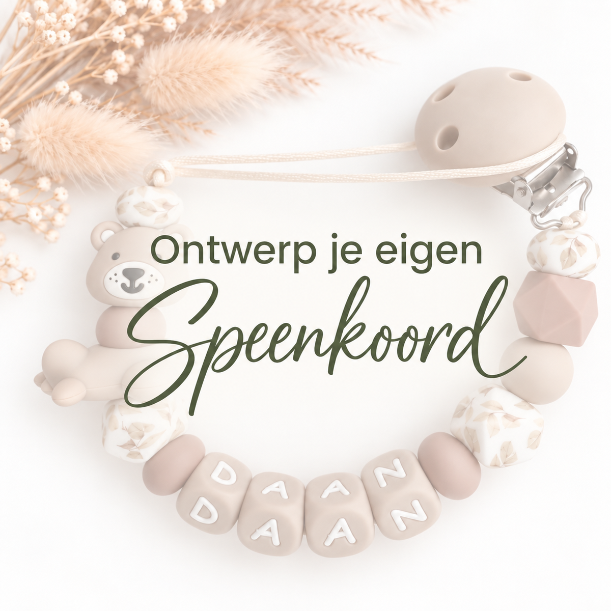 Ontwerp je eigen speenkoord